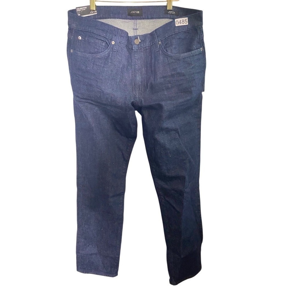 Joe's Jeans Brixton Straight Slim Dark Wash Jeans Mens 34x32 Blue - Picture 1 of 4